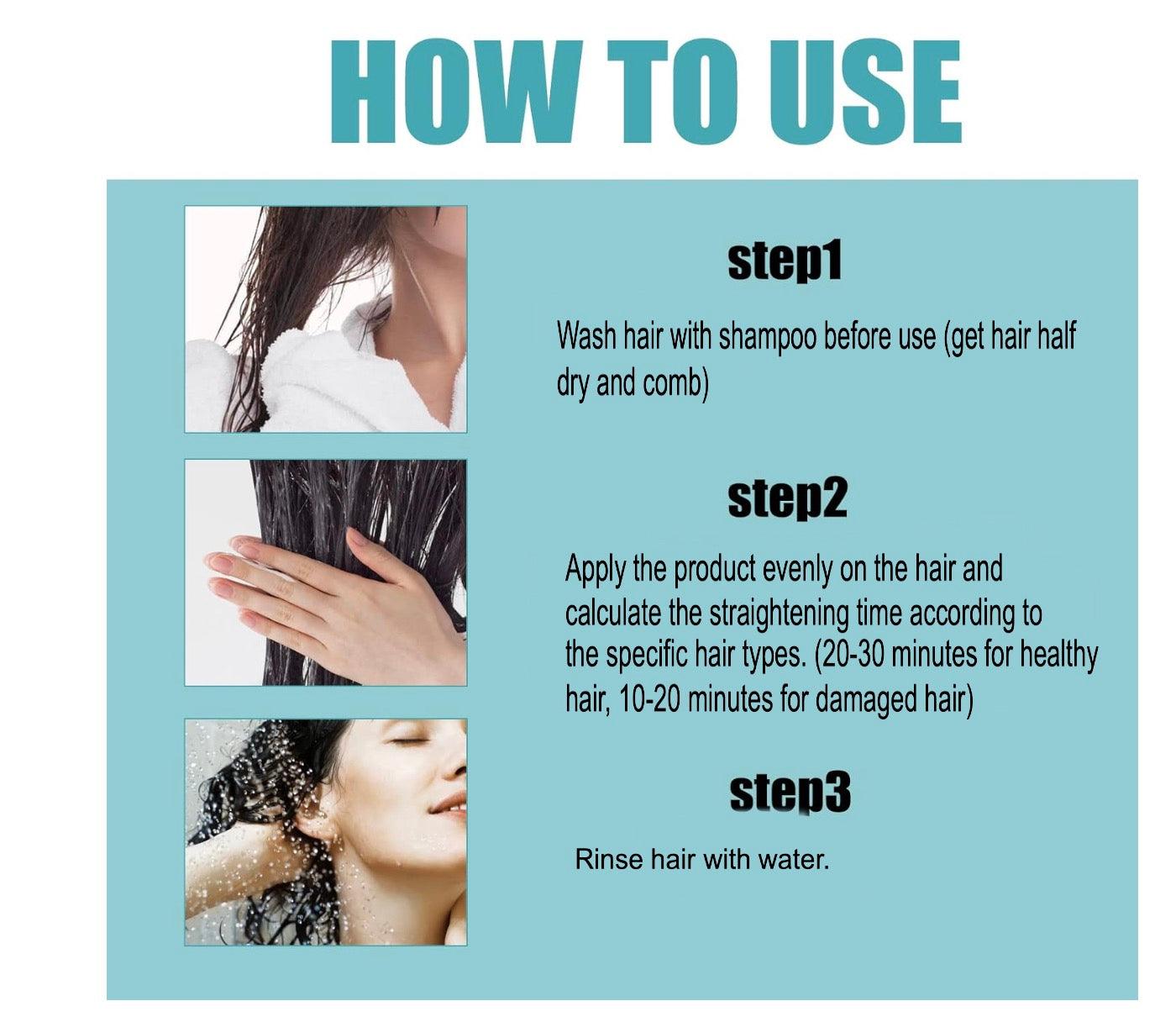 KERATIN HAIR STRAIGHTENING TREATMENT CREAM - BeautifyFit
