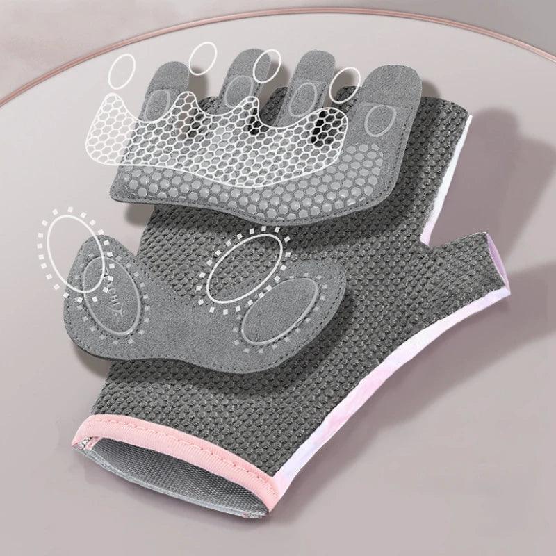 SLIP RESISTANT FITNESS GLOVES - BeautifyFit