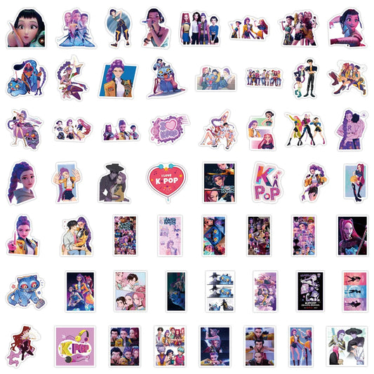 55Pcs KPop Decal Stickers