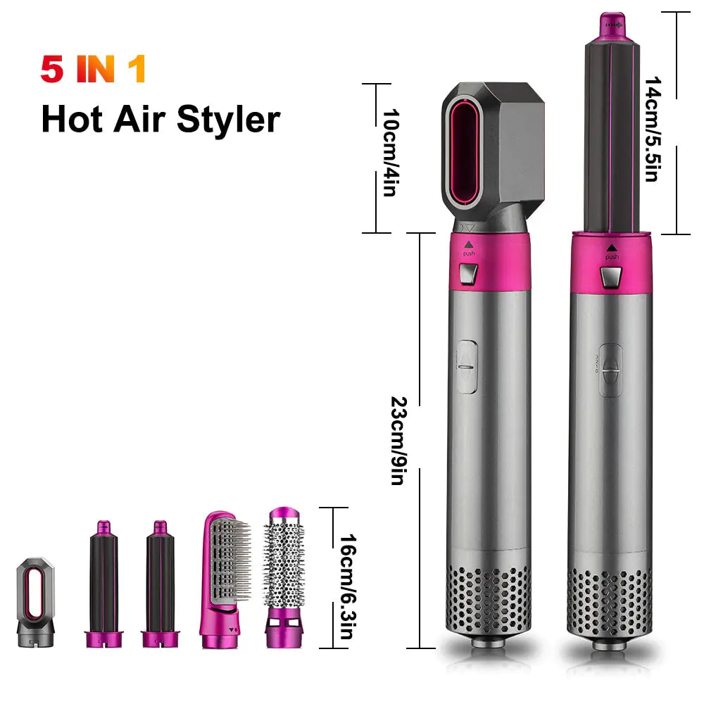 5 In 1 Hair Dryer Auto Curling Iron - BeautifyFit