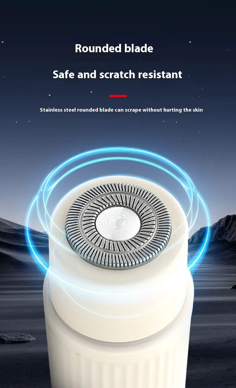 SilkGlide™ Dual-Head Electric Shaver - face head