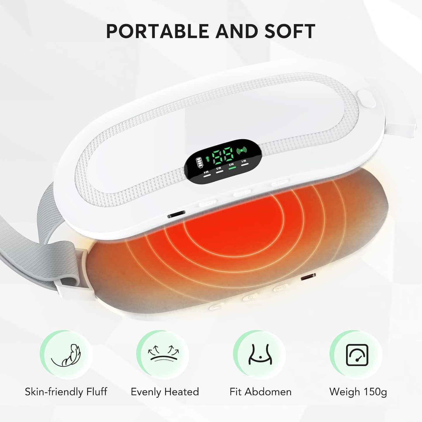 ReliefEase Smart Menstrual Heating Pad