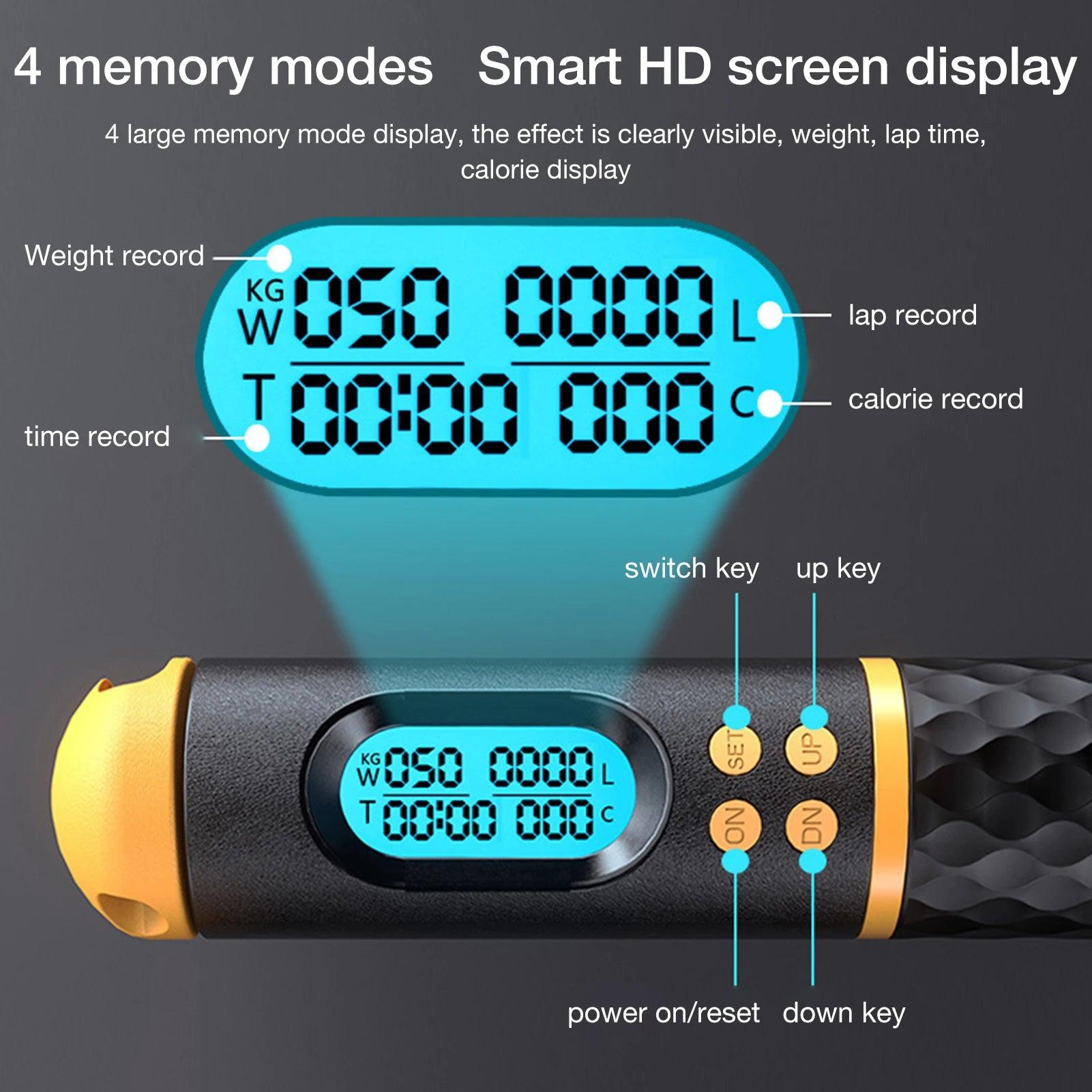 2-IN-1 INTELLIGENT CORDLESS JUMP ROPE - BeautifyFit