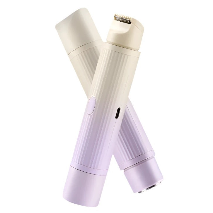 SilkGlide™ Dual-Head Electric Shaver - Gradient purple