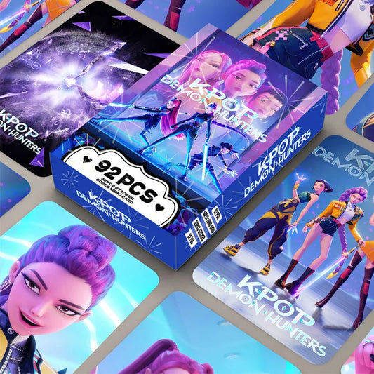 92pc K-POP Double Sided Collection Cards