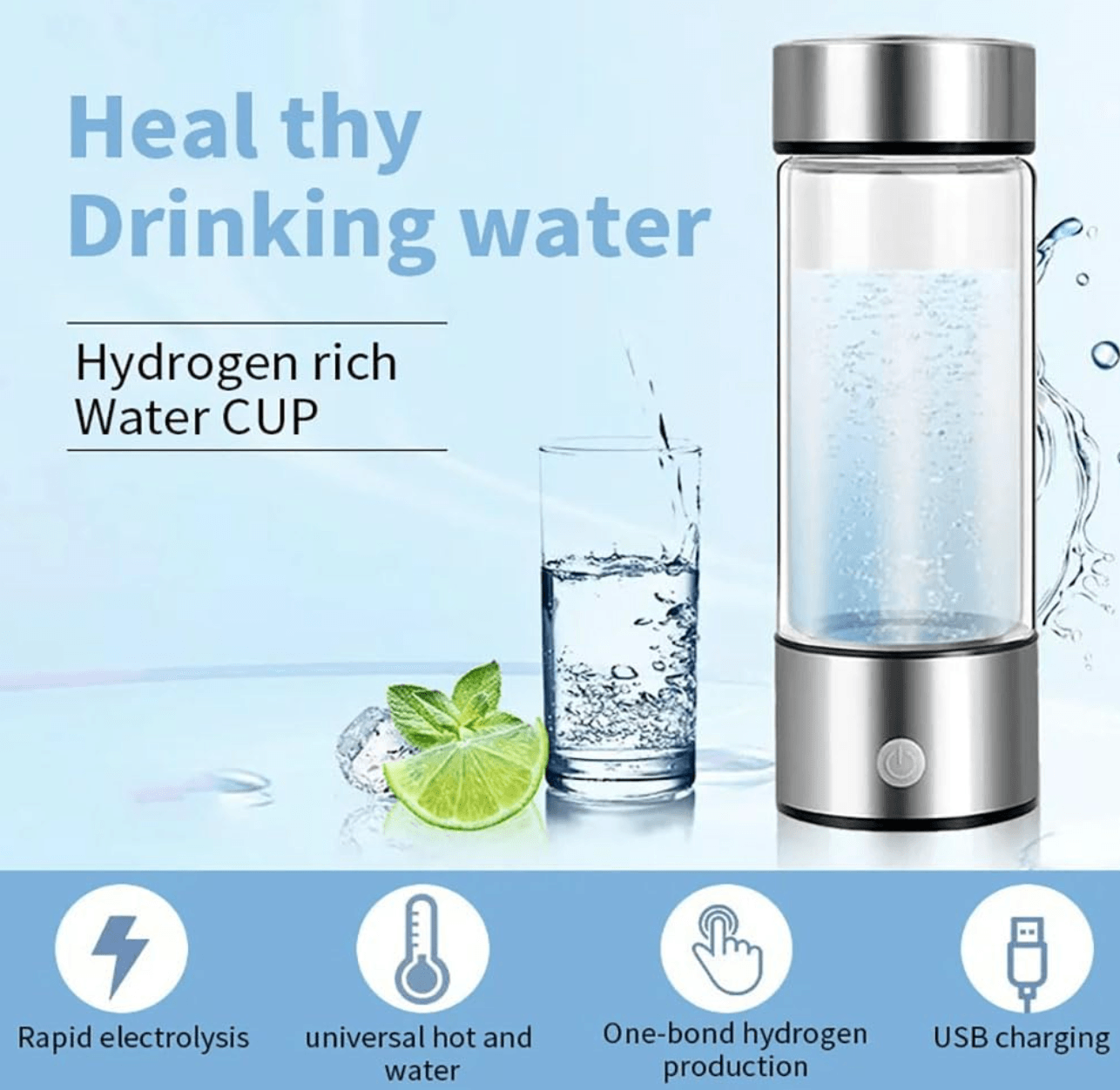 THE HYDROGEN WATER BOTTLE - BeautifyFit