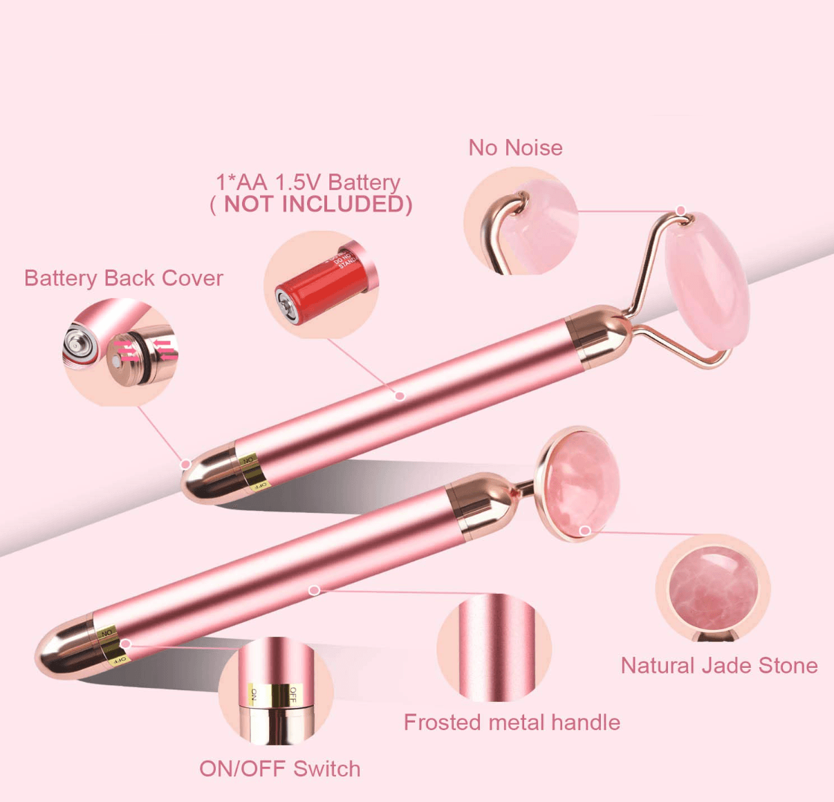 2-IN-1 Electric Jade Roller Facial Massager - BeautifyFit