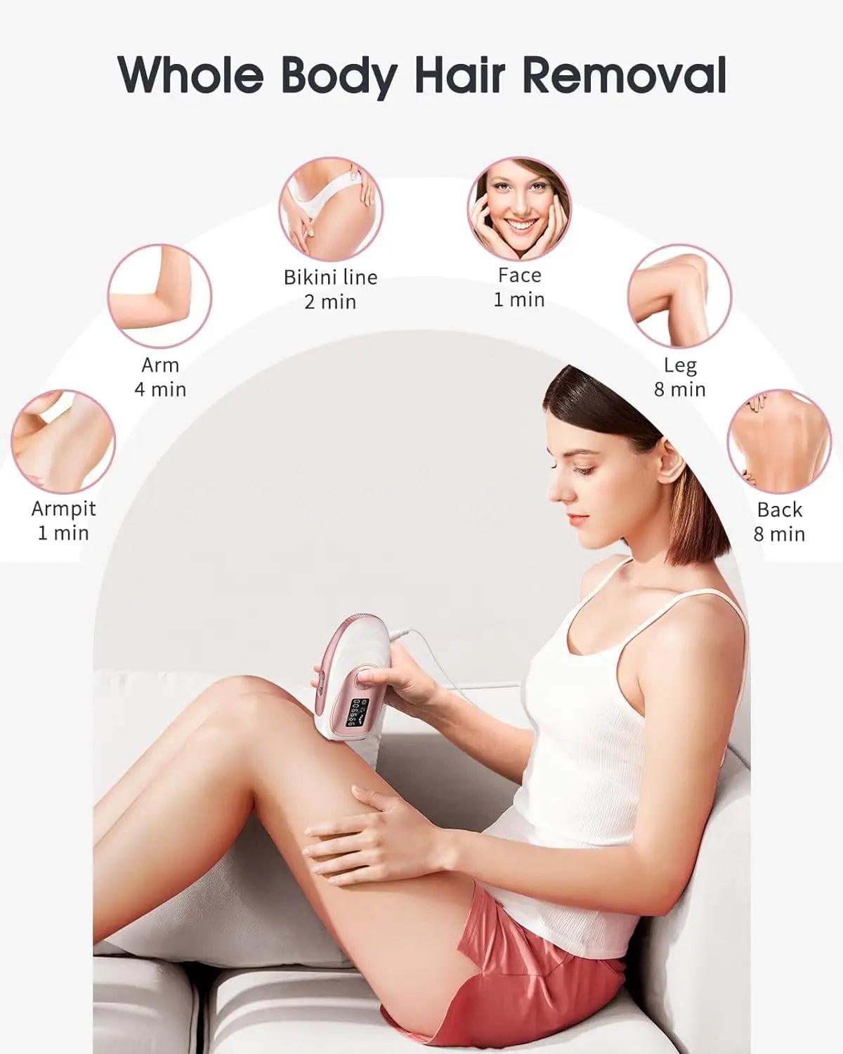 IPL LASER HAIR REMOVAL WITH COOLING - BeautifyFit