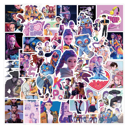 55Pcs KPop Decal Stickers