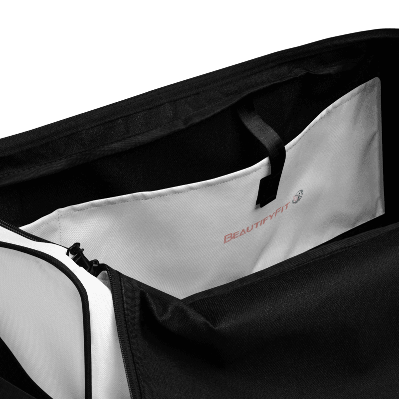 Inside White Duffle Bag
