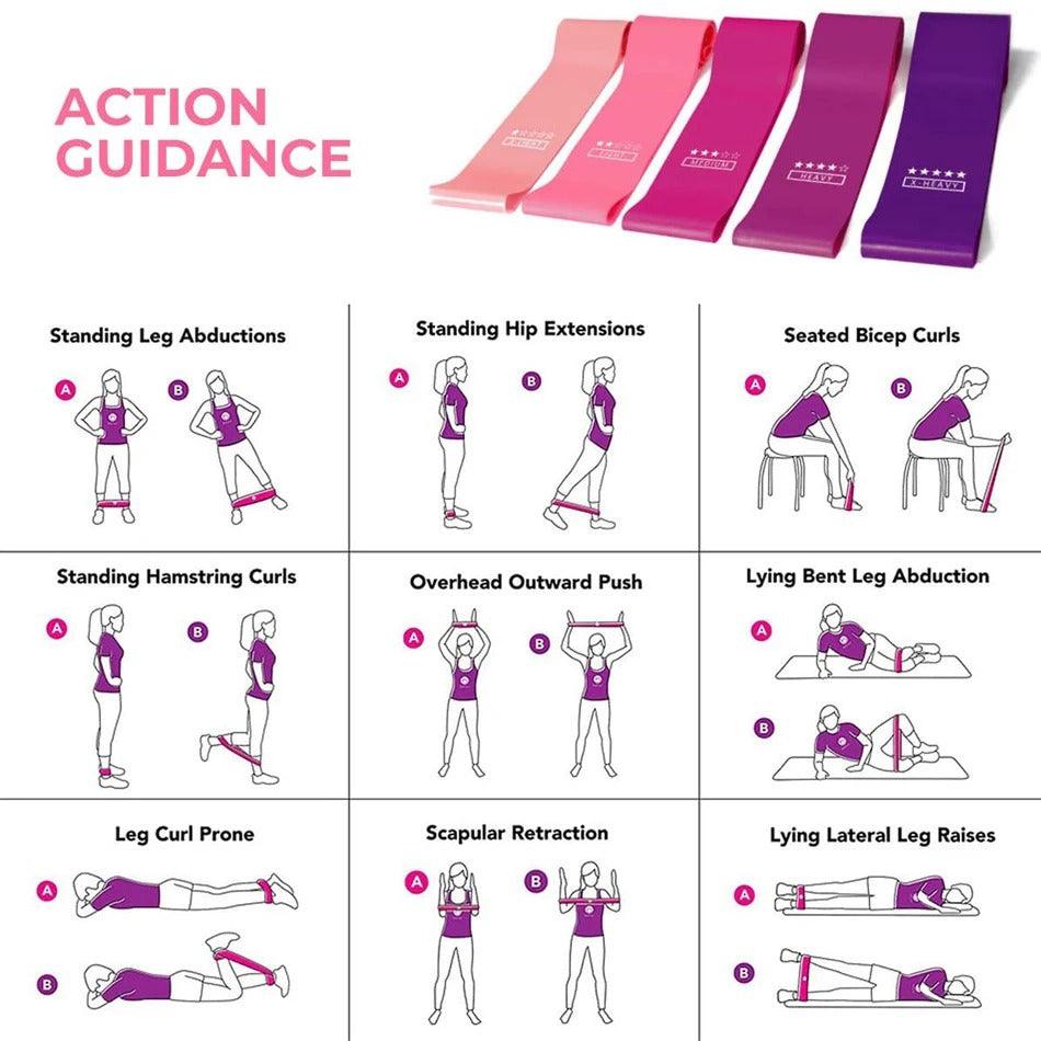 FITNESS RESISTANCE BANDS - BeautifyFit