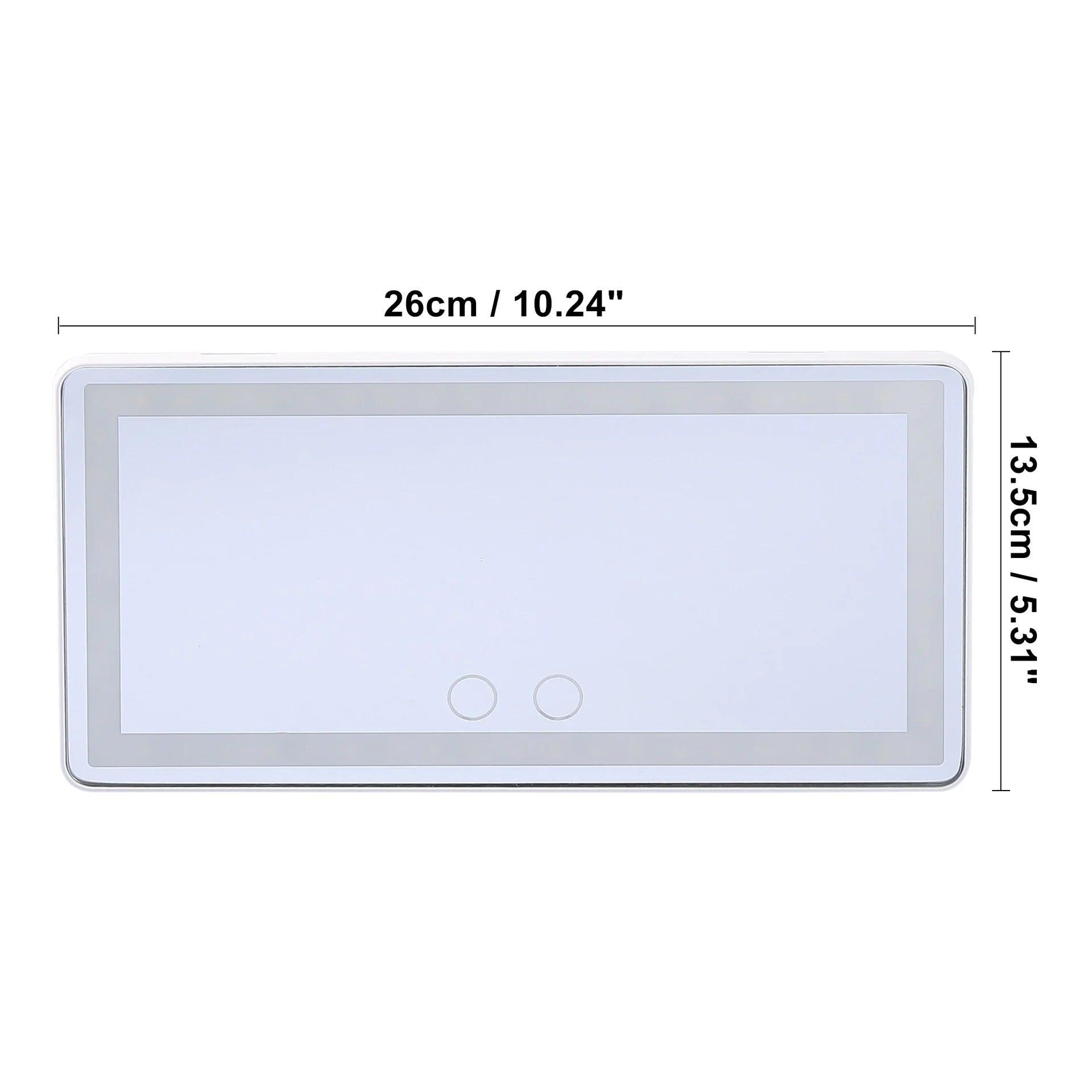 DIMMABLE LED CAR MAKEUP MIRROR - BeautifyFit