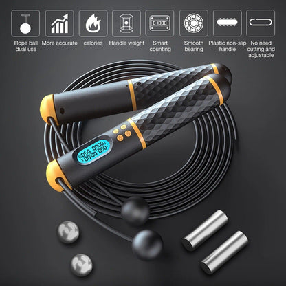2-IN-1 INTELLIGENT CORDLESS JUMP ROPE - BeautifyFit