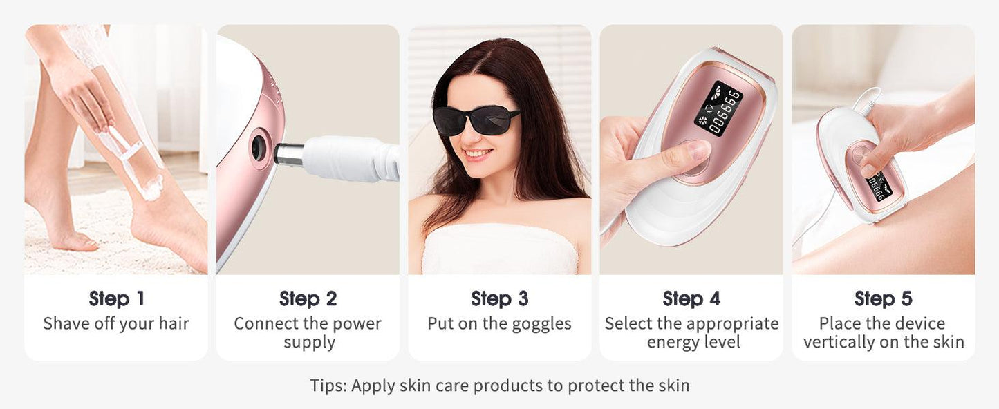 IPL LASER HAIR REMOVAL WITH COOLING - BeautifyFit