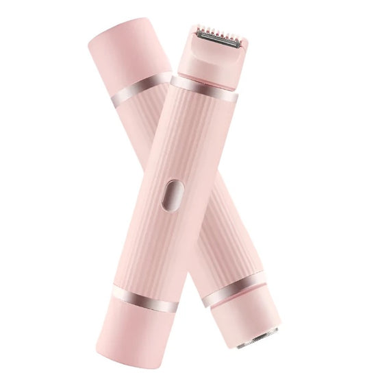 SilkGlide™ Dual-Head Electric Shaver - Blush Pink