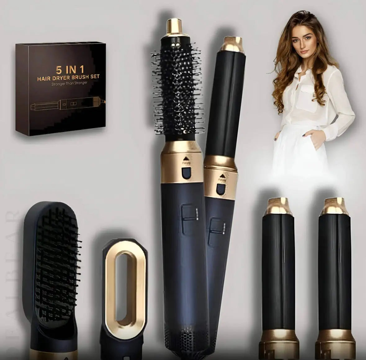 Multi Hair Styler 5-in-1: Curl, Straighten & Dry with Ease – BeautifyFit